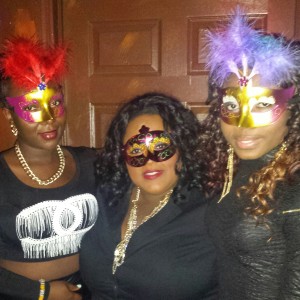 Benita Bortey with event organizers